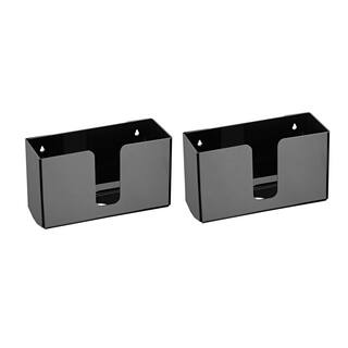 Alpine Industries Commercial Acrylic Wall-Mounted Paper Towel Dispenser in. Black (2-Pack ) 432-BLK-2pk