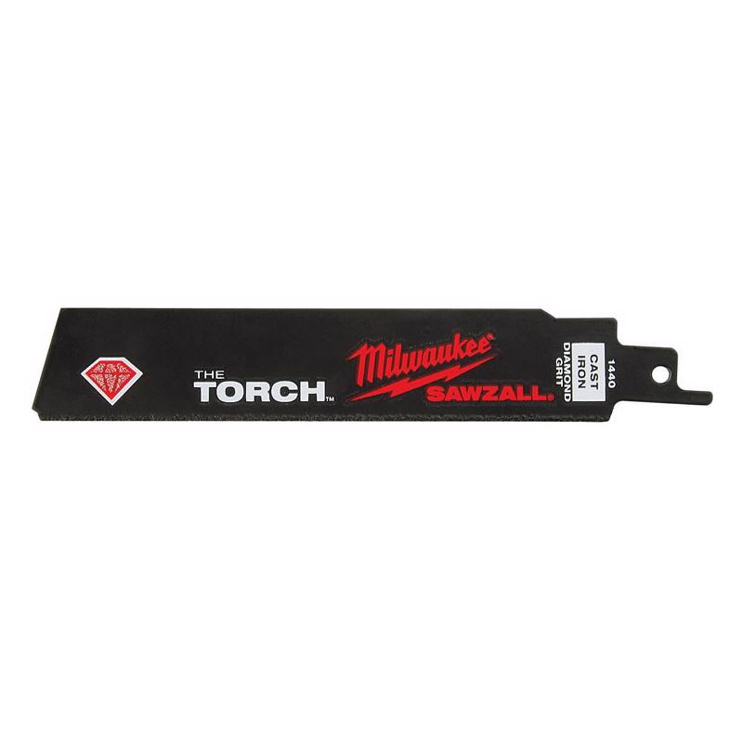 MW The Torch 6 in. Diamond Grit Reciprocating Saw Blade 1 pk