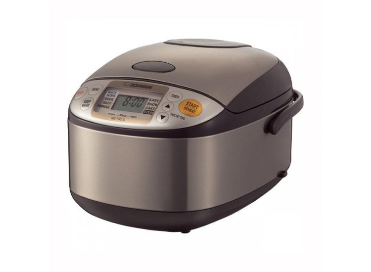 Zojirushi Micom Stainless Brown 5.5-Cup Rice Cooker And Warmer