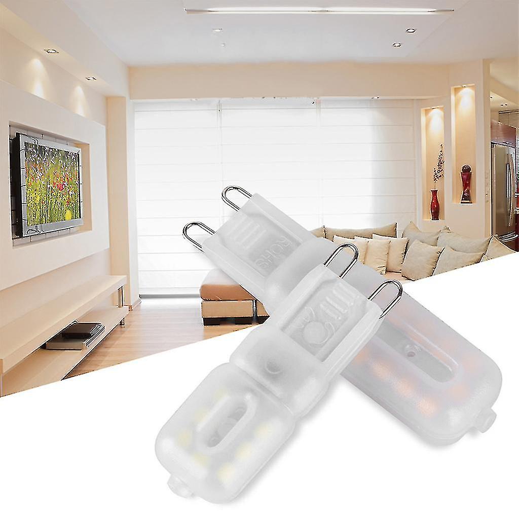 10pcs G9 Led Lamp 5w Cold White 6000k 220v Replaces Halogen Lamps Not Dimmable