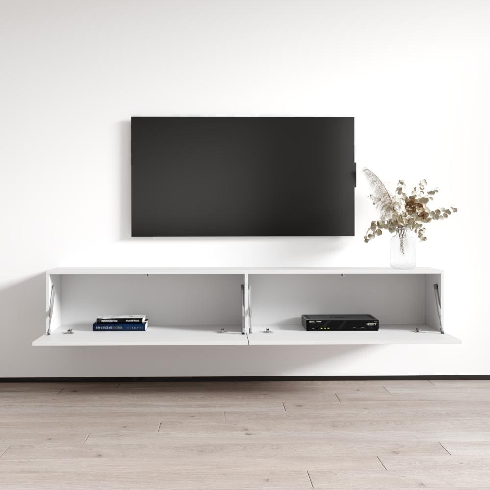 Berno 71 in. Modern Glossy Wall mounted Floating TV Stand