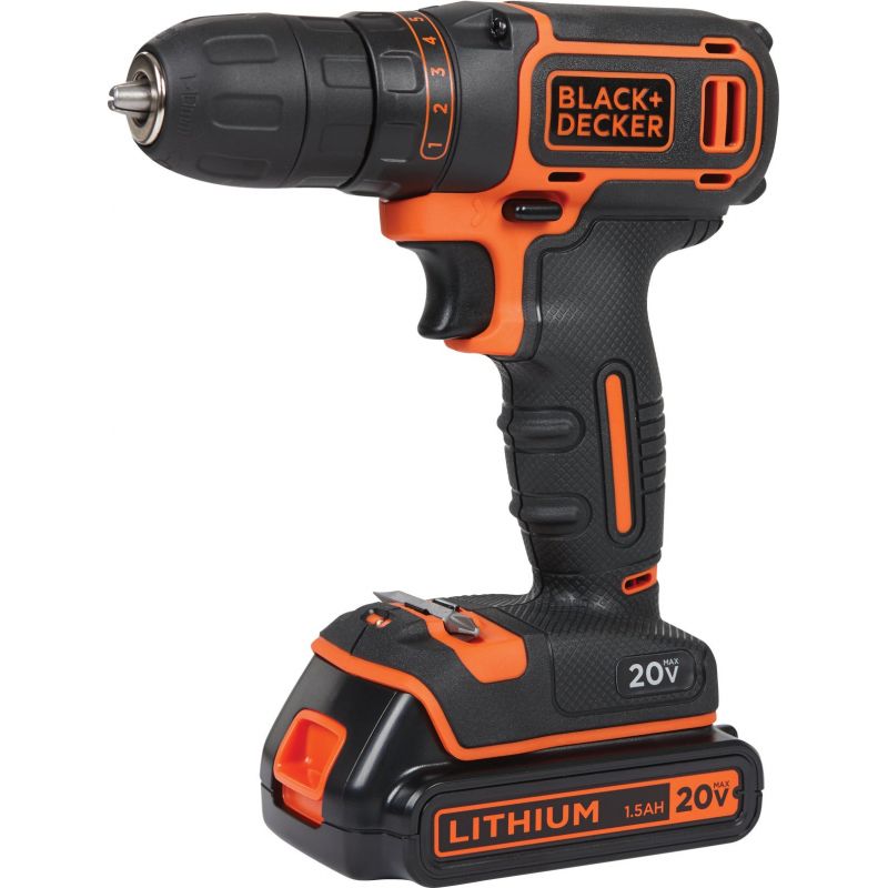 Blackamp Decker 20V MAX Lithium-Ion Cordless Drill Kit