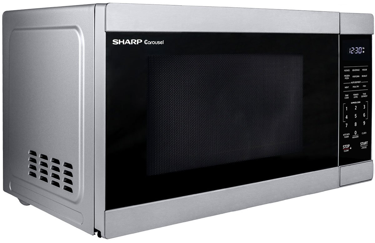 Sharp 1.1 Cu. Ft. Stainless Steel Countertop Microwave Oven