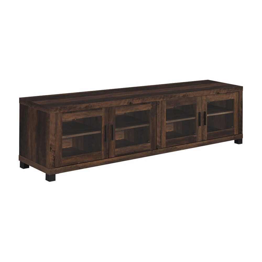 Coaster Furniture Sachin Rectangular TV Console with Glass Doors