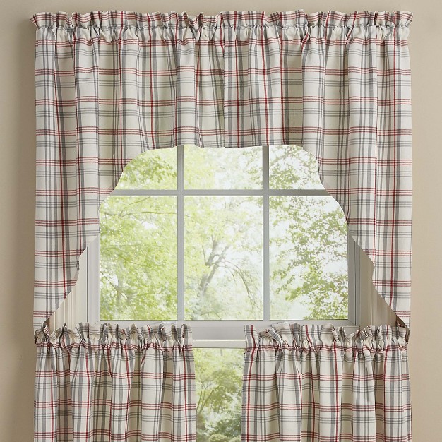 Park Designs Farm Yard Plaid Swags 72 x27 x27 X 36 x27 x27