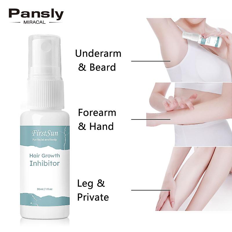 Born Pretty Pansly Repair Smooth Shrinking Pores Stop Hair Spray Effective Growth Inhibitor Cream Painless Removal Sprayer