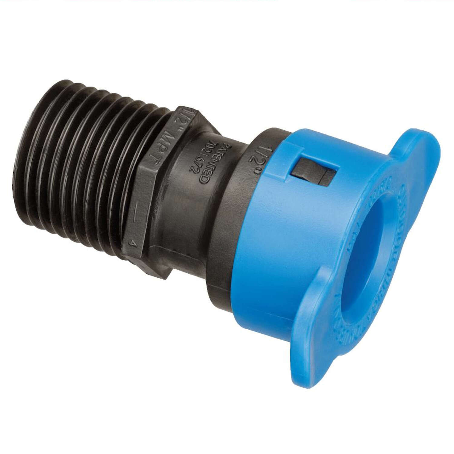 Orbit Blu-Lock 1/2 in. D X 2 in. L MPT Adapter