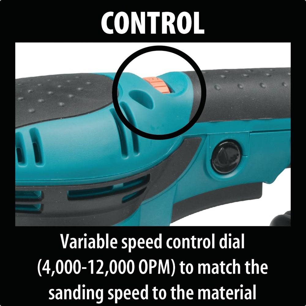 Makita 5 in. Random Orbit Sander with Variable Speed BO5041 from Makita