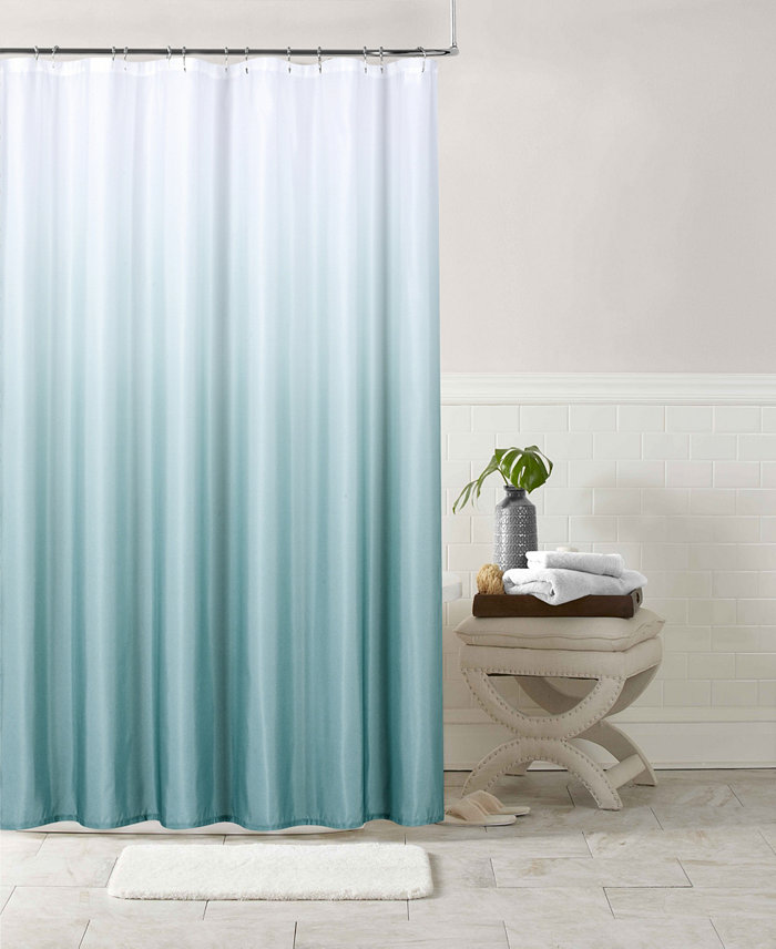 Dainty Home Shades Ombre Shower Curtain 72 x 70