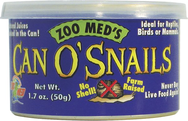 Zoo Med Can O' Snails Reptile， Bird and Mammal Food