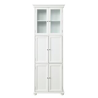 Home Decorators Collection Hampton Harbor Tall Cabinet 25 in. W in White BF-23930-WH