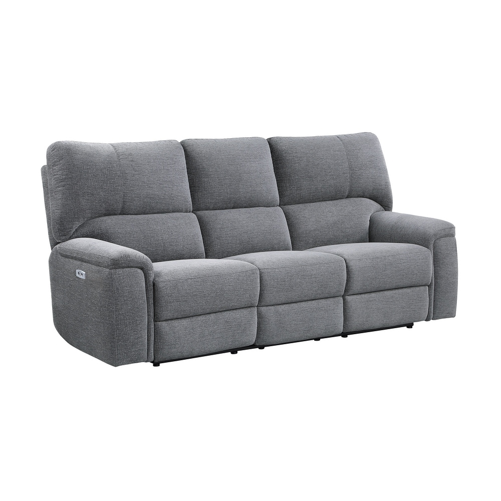 Linville Power Double Reclining Sofa with Power Headrests