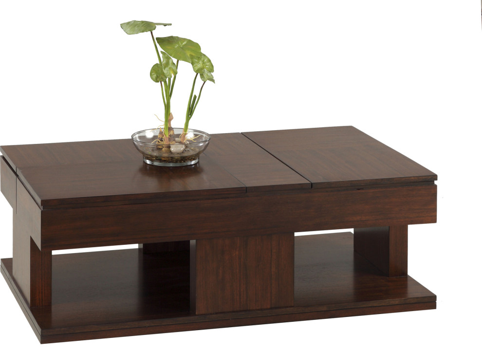 Le Mans Double Lift Top Table   Transitional   Coffee Tables   by HedgeApple  Houzz