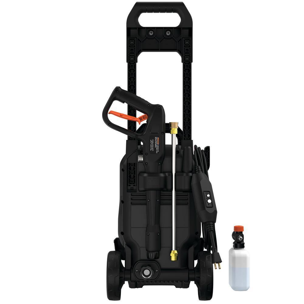 BLACKDECKER 2000 PSI 12 GPM Cold Water Electric Pressure Washer with Integrated Wand and Hose Storage