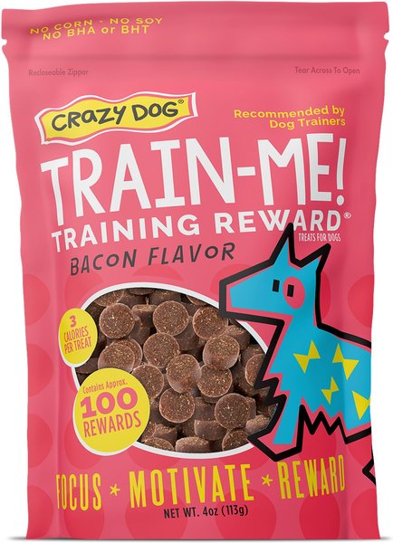 Crazy Dog Train-Me! Bacon Flavor Dog Treats