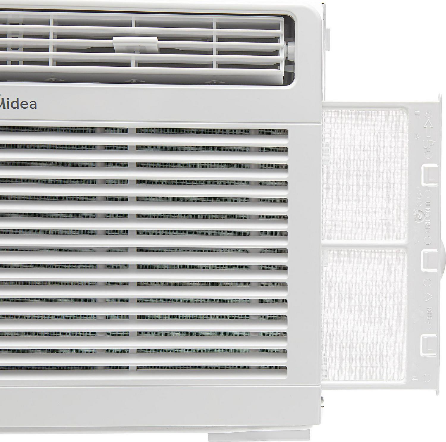 Midea 5，000 BTU 115V Window Air Conditioner with Comfort Sense Remote， White， MAW05R1WWT