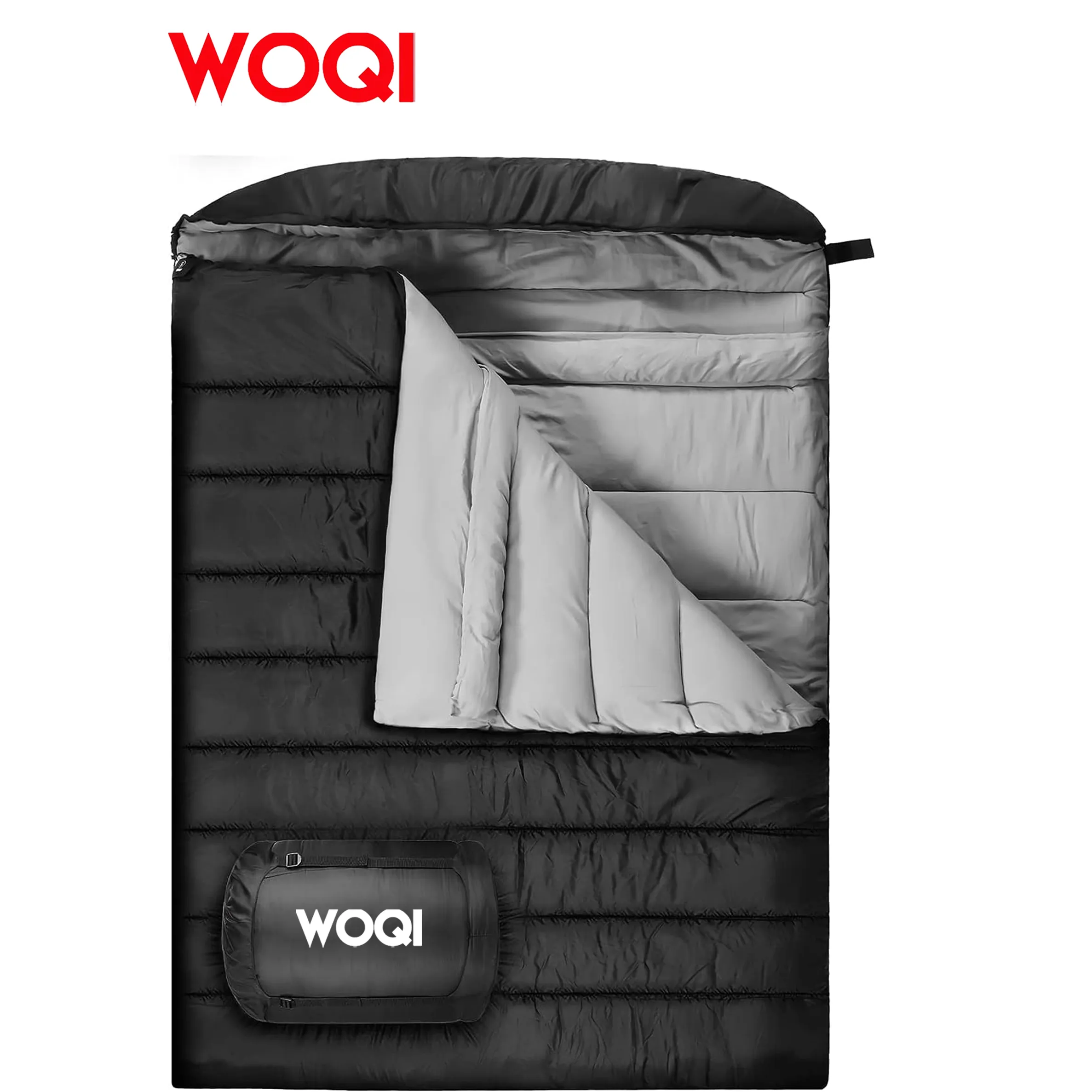 WOQI Twin Cold Weather Large Sleeping Bag  Waterproof Twin Sleeping Bag