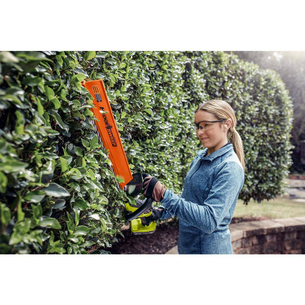 RYOBI ONE+ HP 18V Brushless 22 in. Cordless Battery Hedge Trimmer with 2.0 Ah Battery and Charger P2680