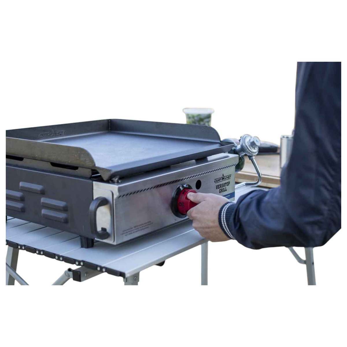 Camp Chef VersaTop Gas Grill 1 Burner Stove  Black  Black