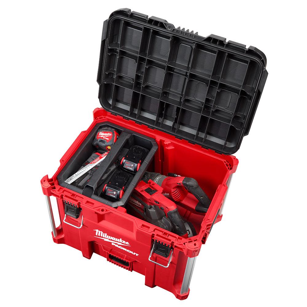 Milwaukee PACKOUT XL Tool Box 2 Drawer Tool Box Dolly Bundle