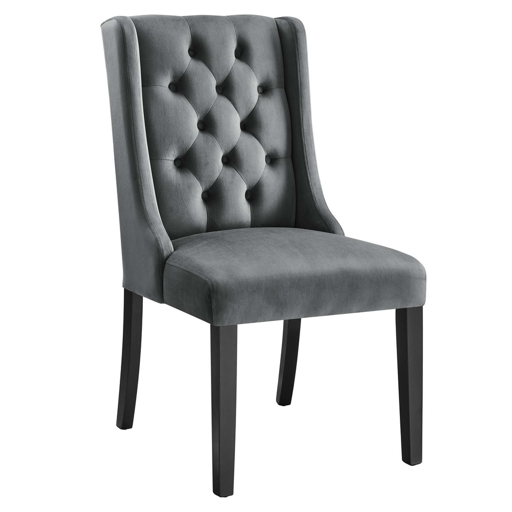 Baronet Performance Velvet Dining Chairs   Set of 2