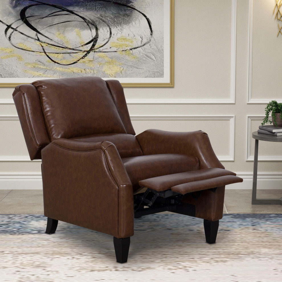 Sherman Pushback Recliner   Traditional   Recliner Chairs   by Abbyson Living  Houzz