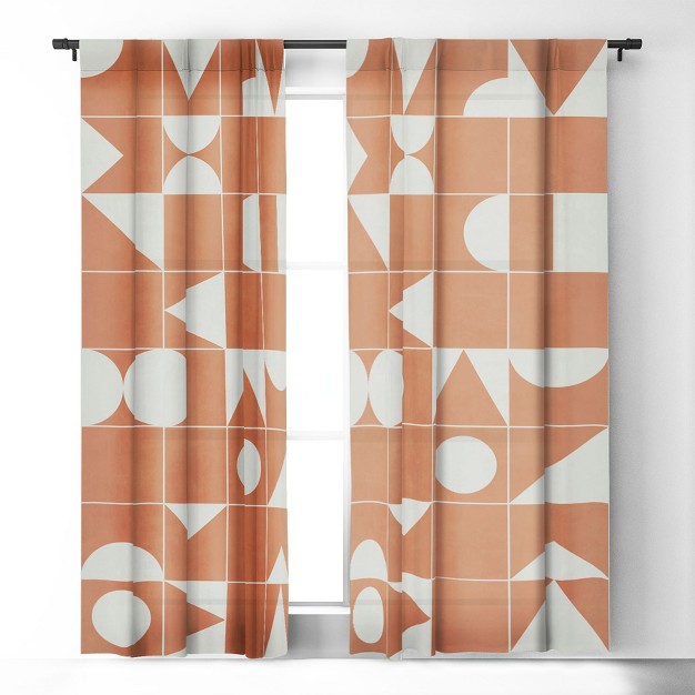 1pc Blackout Window Curtain Panel Deny Designs