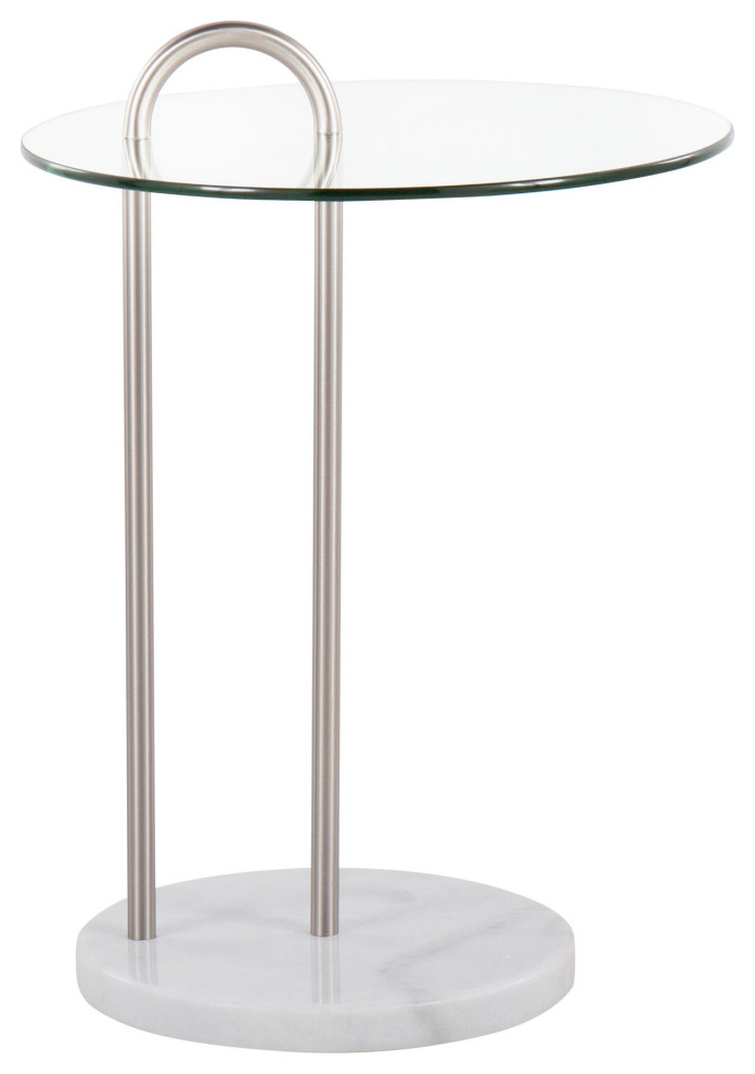 Claire Side Table   Contemporary   Side Tables And End Tables   by LumiSource  Houzz