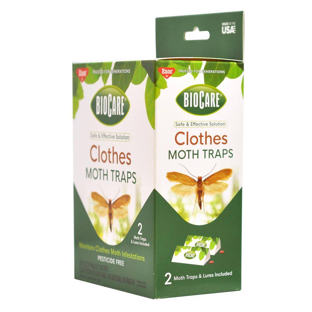 ENOZ Non-Toxic Clothes Moth Traps (2 Traps Plus 2 Lures) EB7200.1