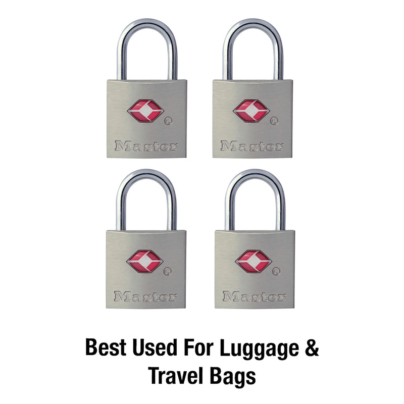 LUGGAGE LOCK22MM PK4