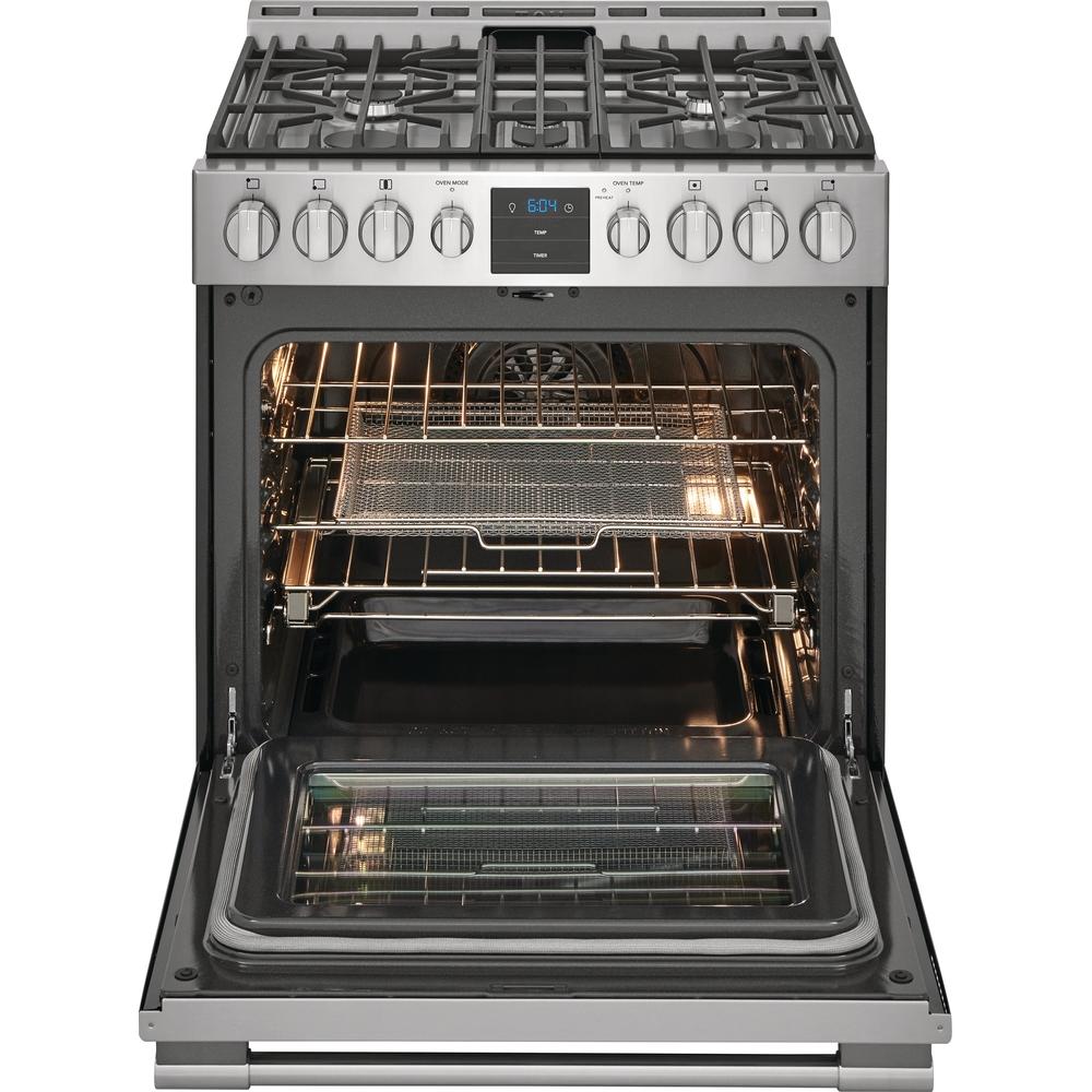 Frigidaire Professional 30-inch Freestanding Gas Range with Air Fry Technology PCFG3078AF