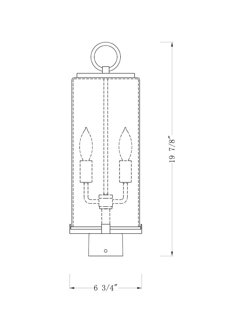 Z-Lite 592PHMSBK