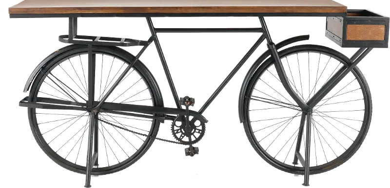 Bicycle Brown and Black Counter Height Dining Table