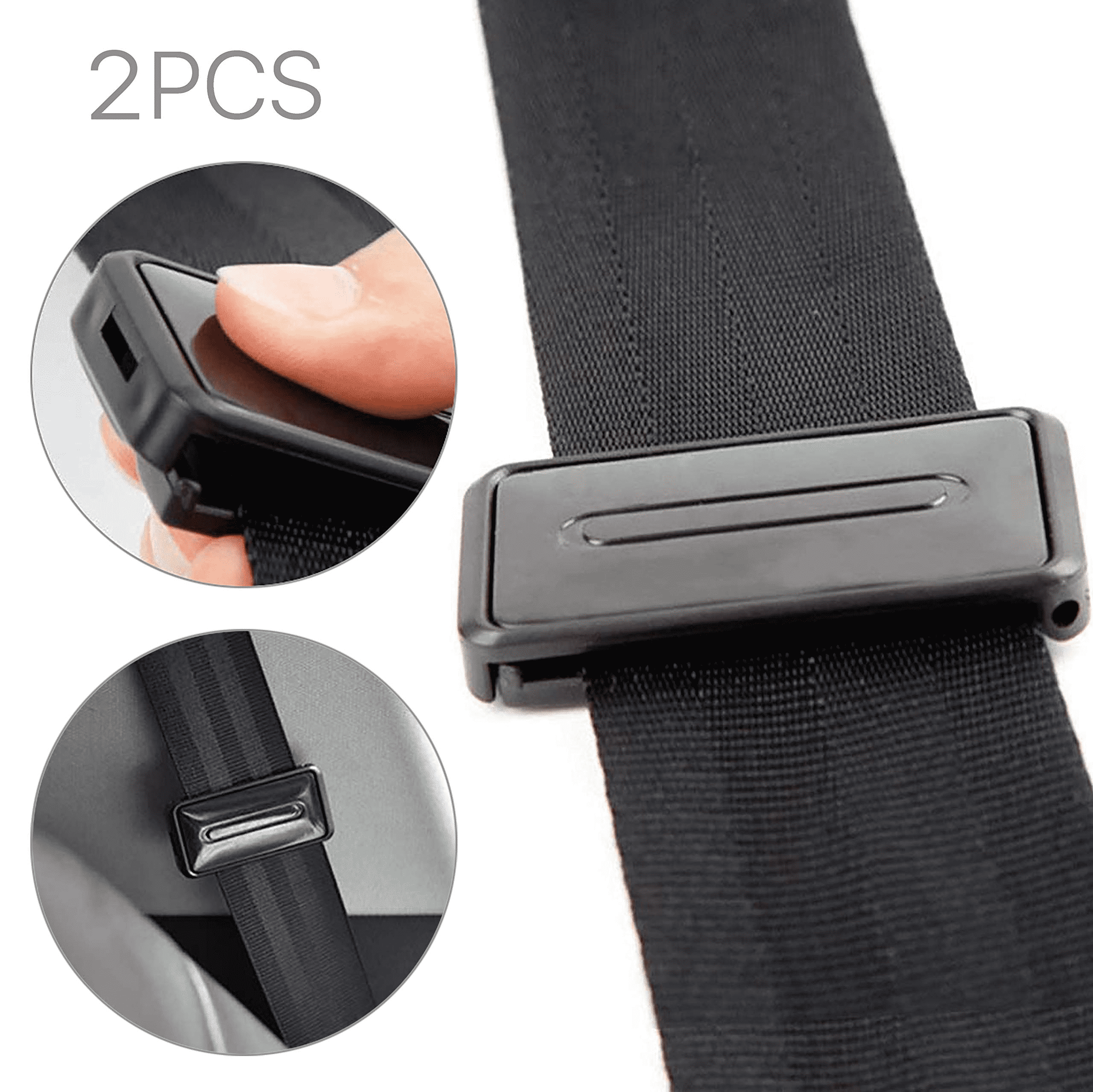 Car Seat Belt Adjuster， Seatbelt Clips | Smart Adjust Seat Belts to Relax Shoulder Neck Give You a Comfortable and Safe Experience