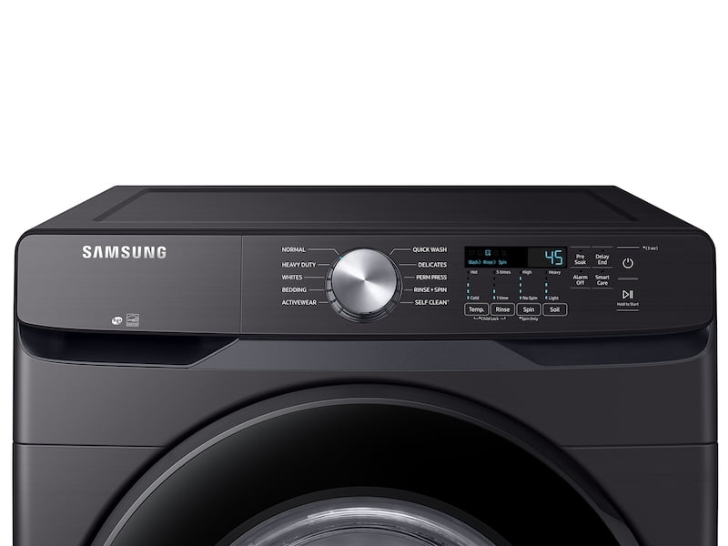 Samsung WF45T6000AV 4.5 Cu. Ft. Front Load Washer With Vibration Reduction Technology+ In Black Stainless Steel