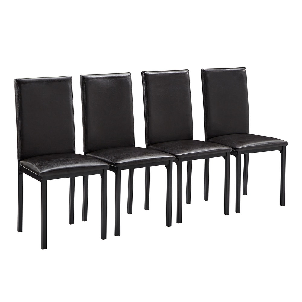 Darcy Metal Upholstered Dining Chair (Set of 4) by iNSPIRE Q Bold