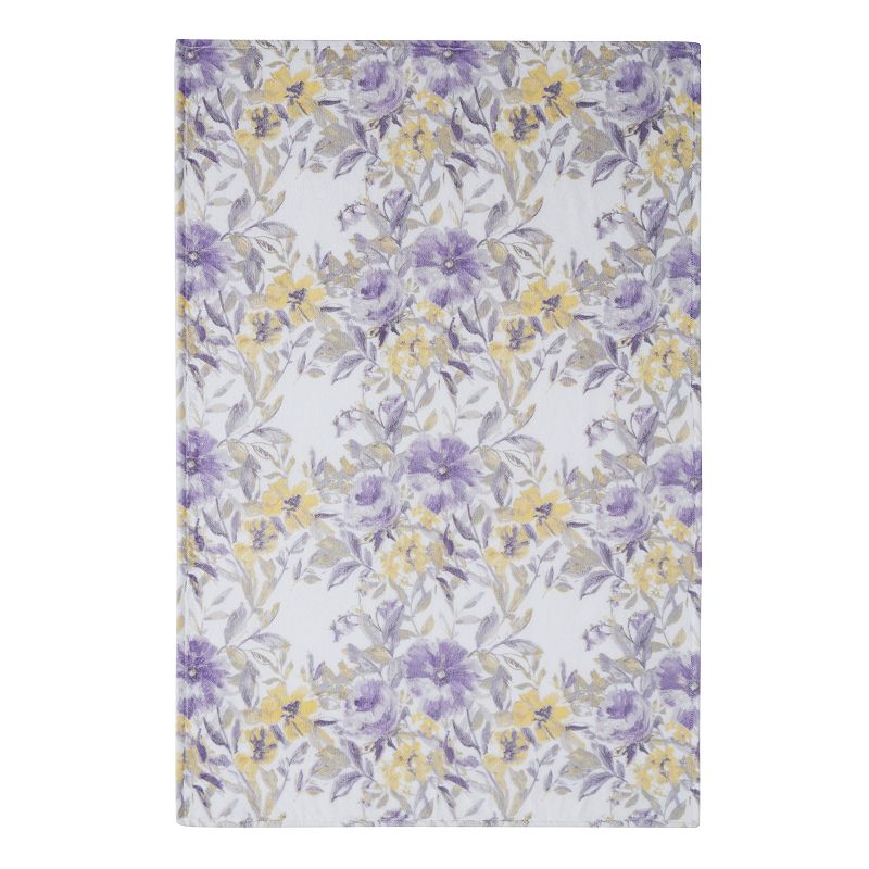 VCNY Home Sylenna Floral Plush Throw Blanket