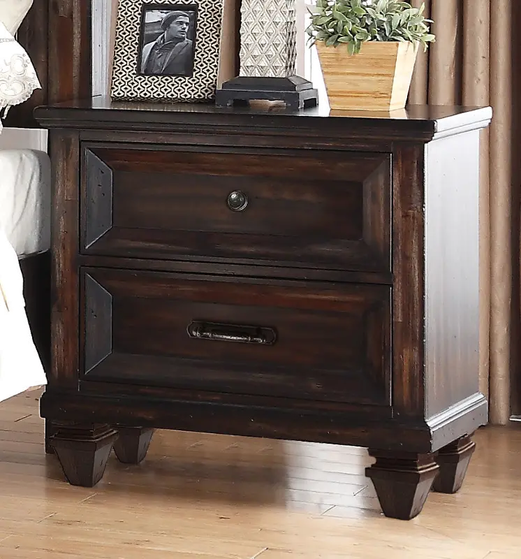 Sevilla Walnut Brown Nightstand