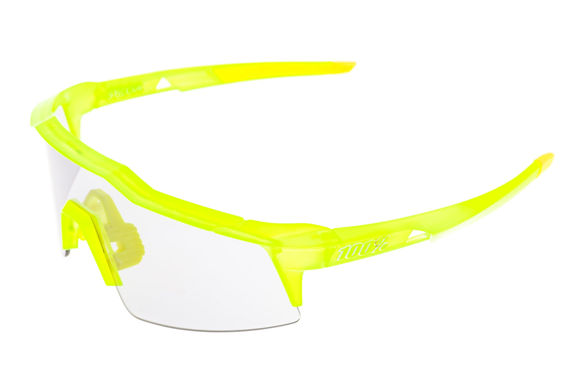 100% SpeedCraft Sunglasses Acidulous Frame Smoke and Clear Lens