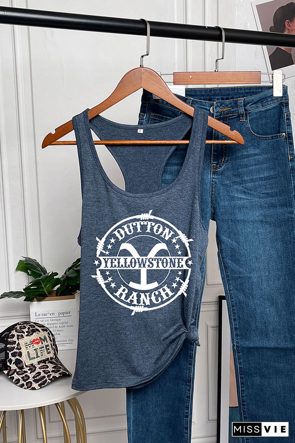 Dutton Ranch Yellowstone Sleeveless Tank Top Wholesale