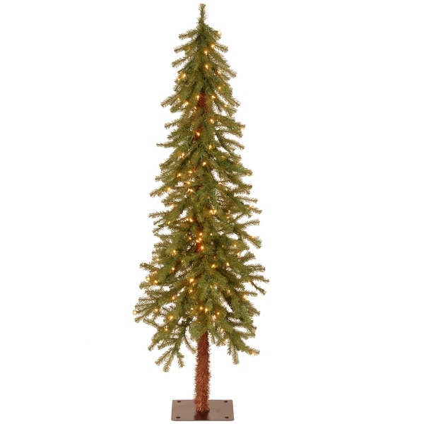 National Tree Company 5 ft. Prelit Hickory Cedar Tree with 150 Clear Lights