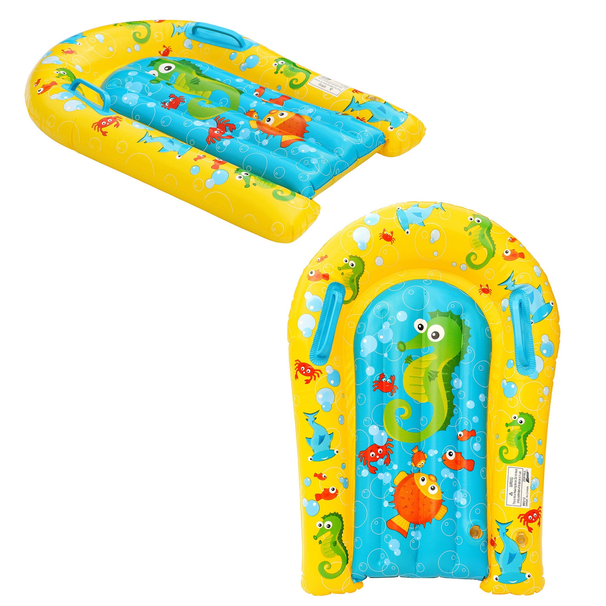 Banzai Jr. 5-Piece Swim Set (Vest, Arm Floats, Swim Ring, Pool Seat, Kick Board) Ages 9-36 Months