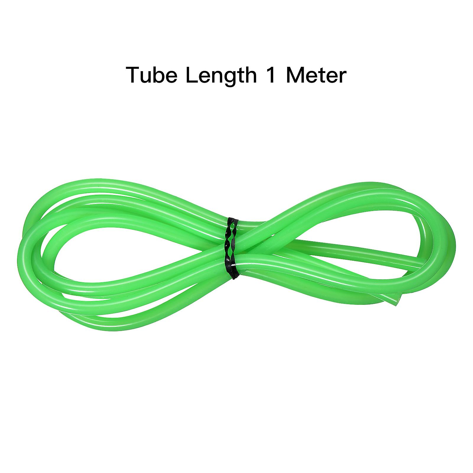 Green Silicone Tubing Food Grade Silicone Rubber Tube Flexible Hose Tube Water Pipe For Pump Transfer Food Machinery Connecting Pipes， 2mm Id X 4mm Od