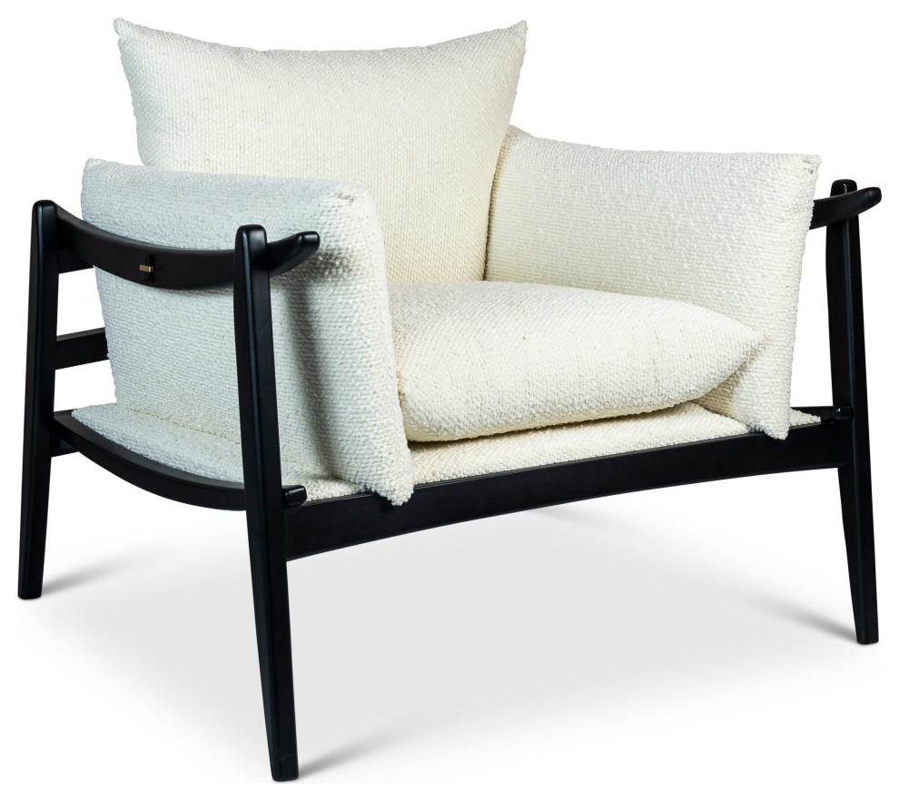 Modern Brazilian  Hara  Accent Chair   Midcentury   Armchairs And Accent Chairs   by Urbia  Houzz