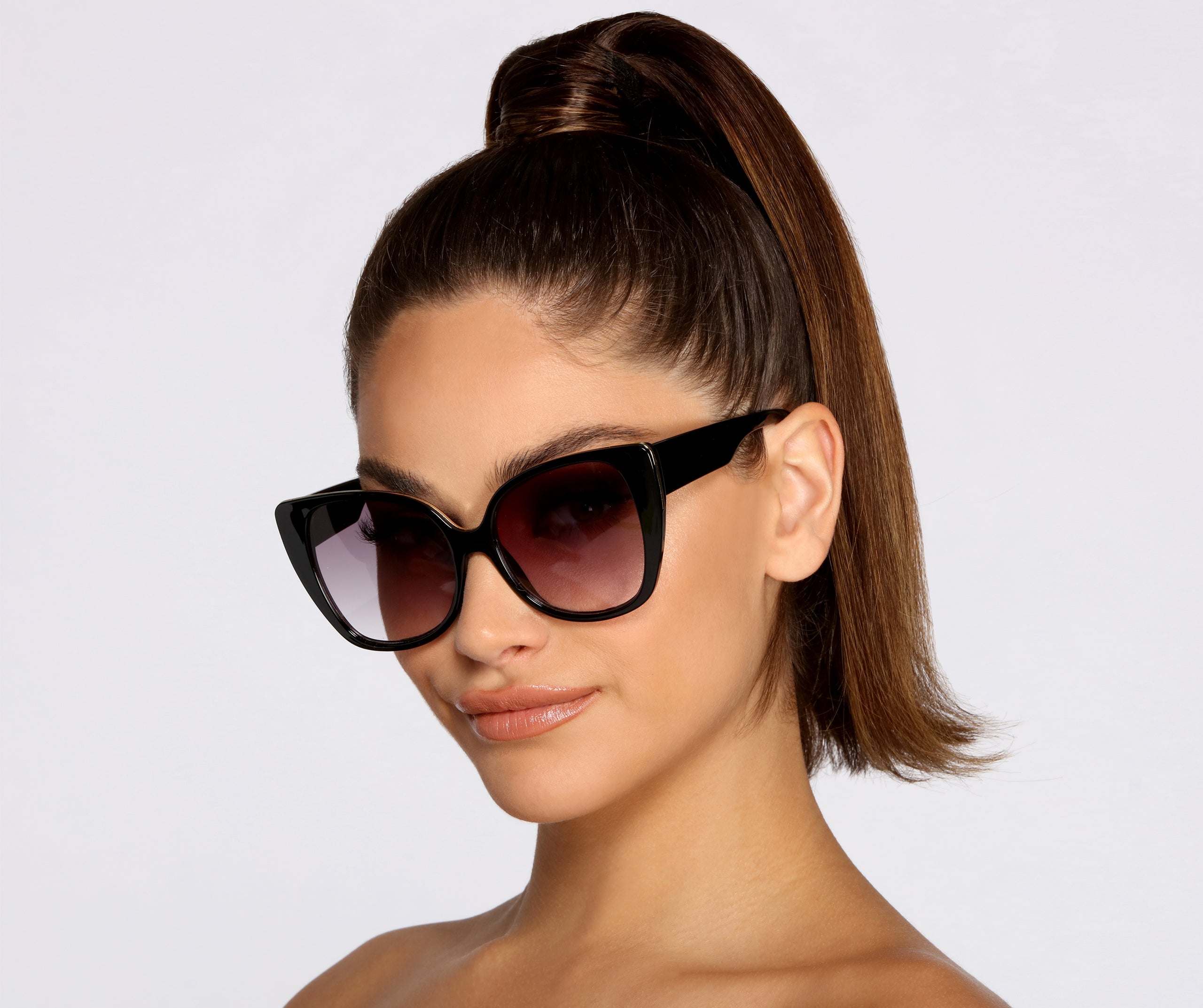 State The Facts Cat Eye Sunglasses