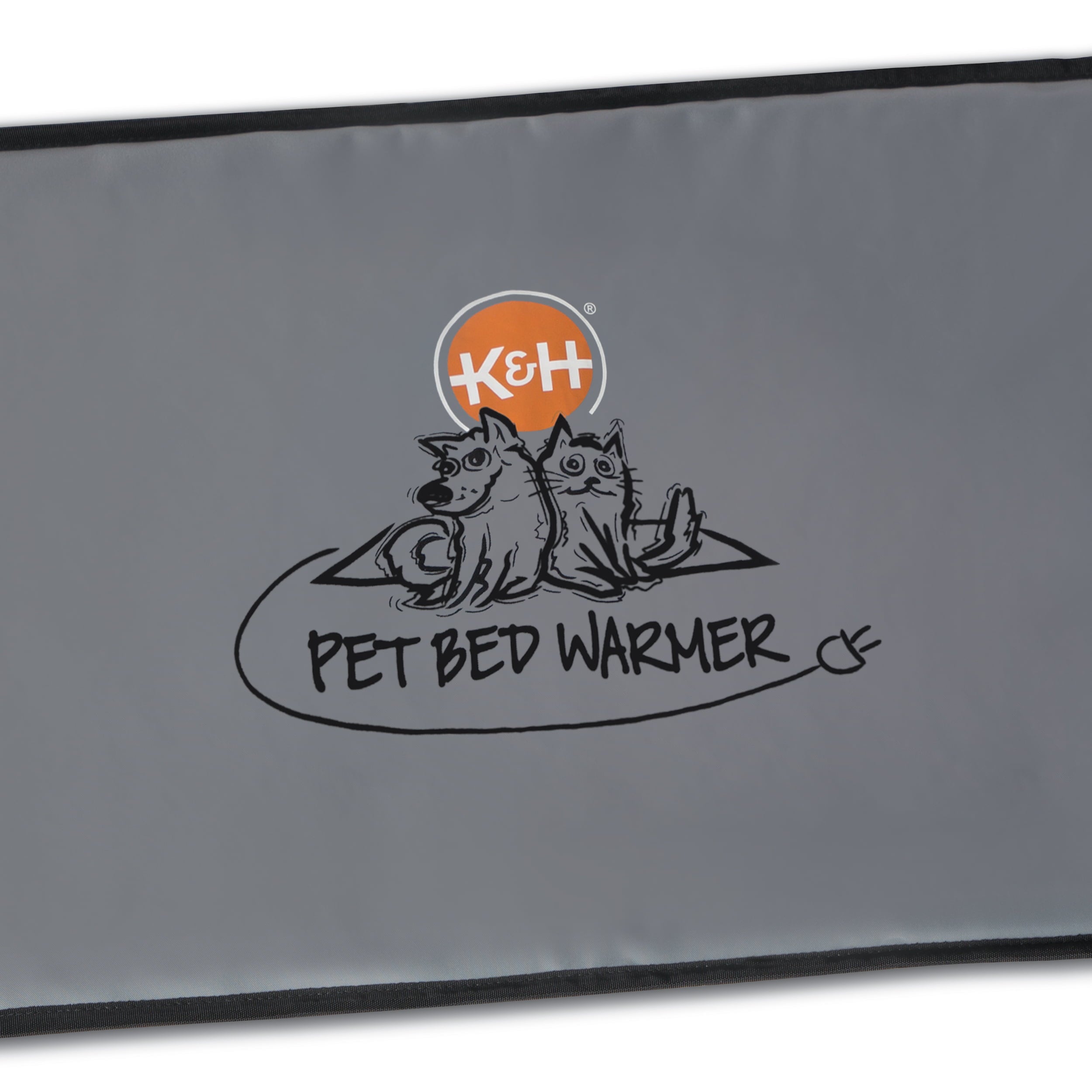 KandH Pet Products Pet Bed Warmer for Cats and Dogs， Gray， X-Large 15.75 X 25.5 Inches