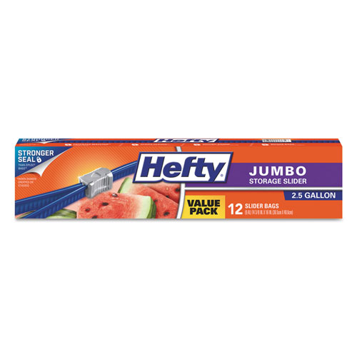 Reynolds Hefty Slider Bags | 2.5 gal， 0.9 mil， 14.38