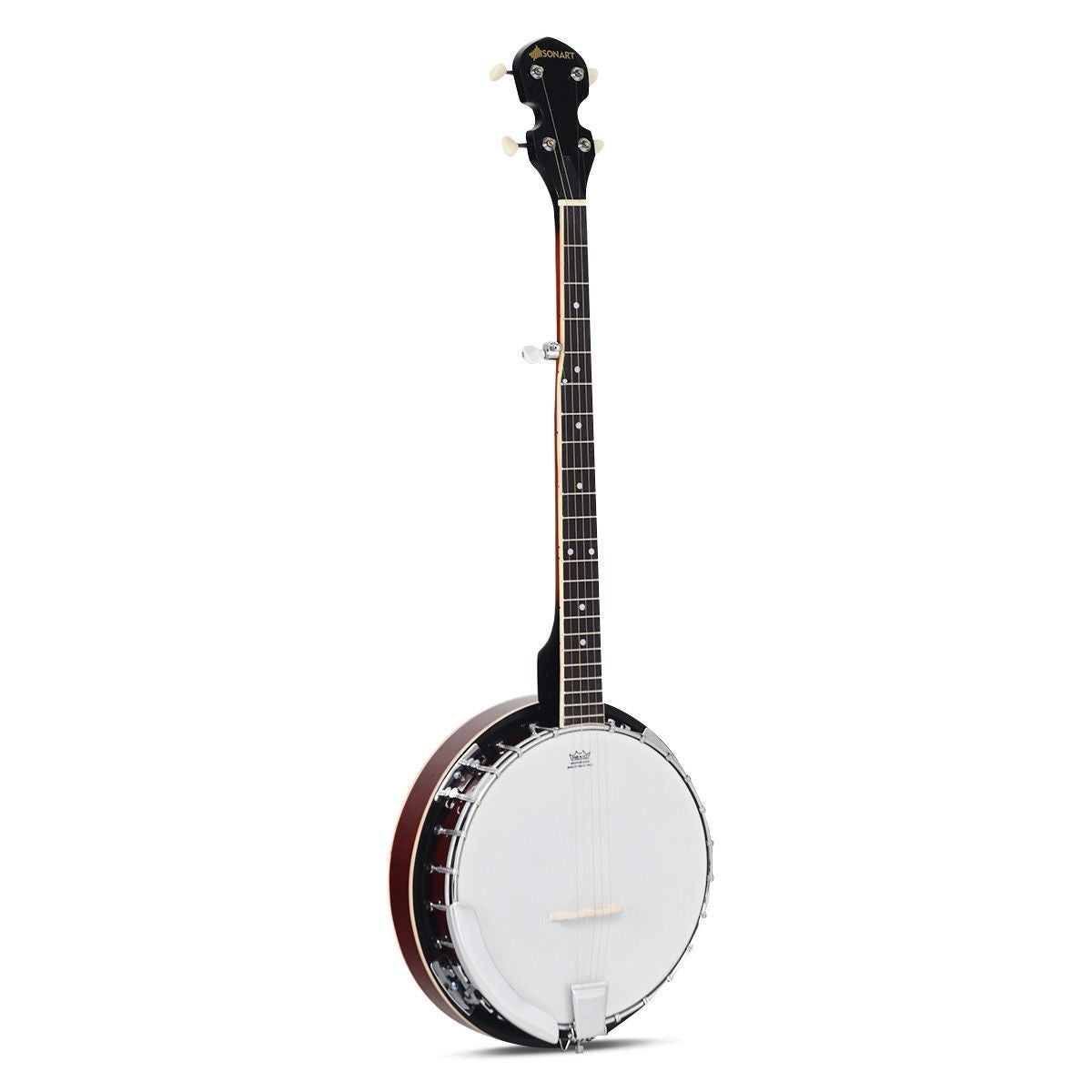 Costzon 5-String Banjo 24 Bracket with Geared 5th Tuner and Mid-range Closed Handle (41.5 IN)