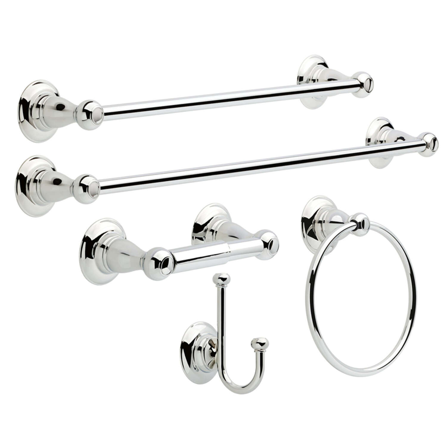 Delta Porter Chrome Towel Bar 18 in. L Die Cast Zinc