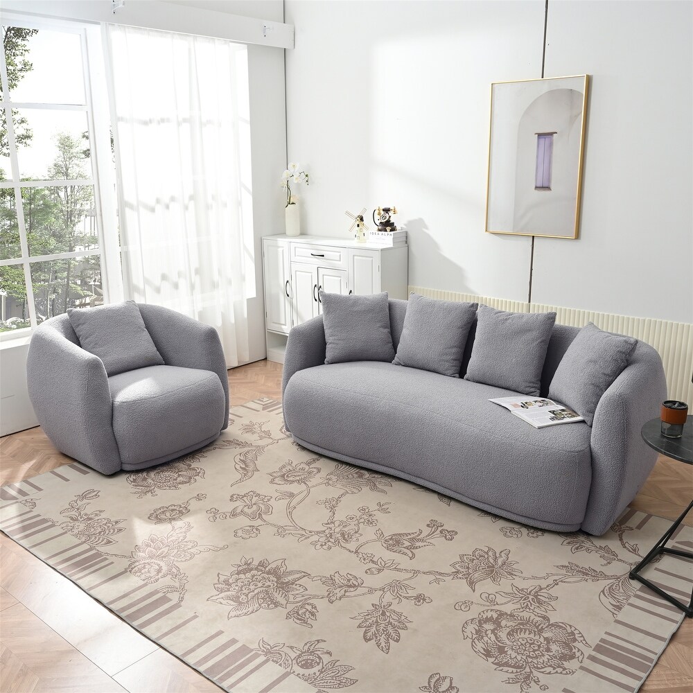 U_Style Upholstered Sofa Set